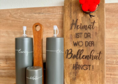 Ferienwohnung Bollenhut - Dekoration